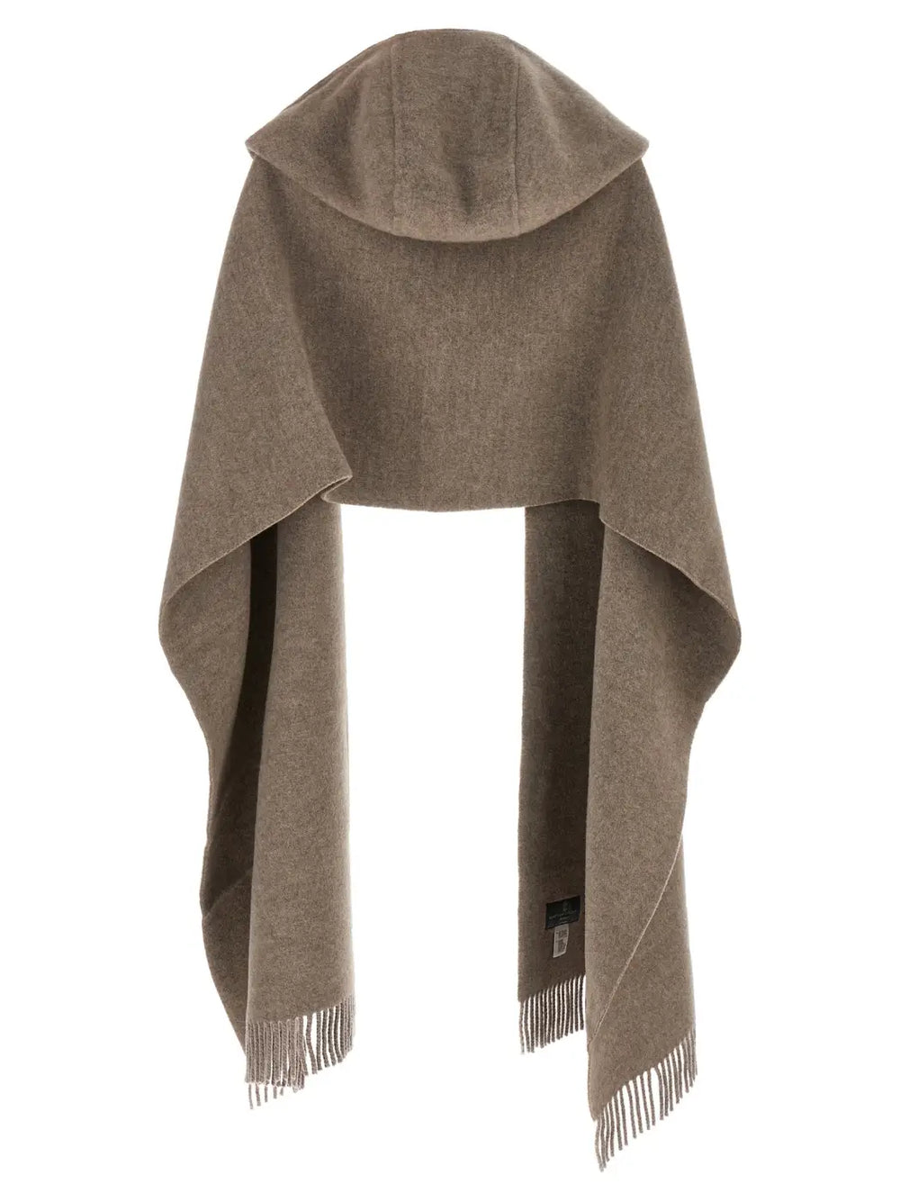 Brunello Cucinelli Brown Wool Scarf