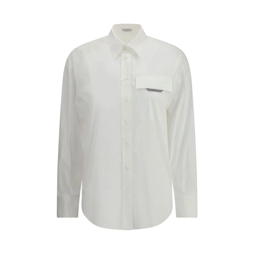 Brunello Cucinelli Cotton Poplin Shirt Timeless Italian Elegance
