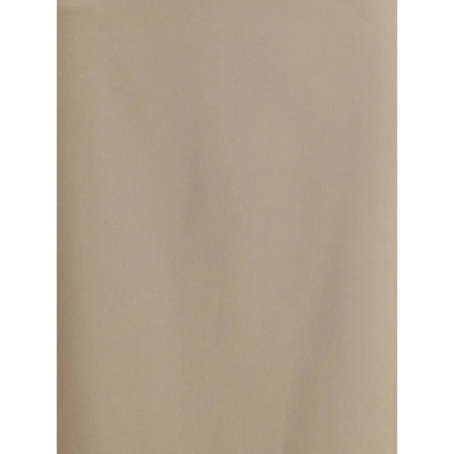 Brunello Cucinelli Gray Acetate Midi Skirt