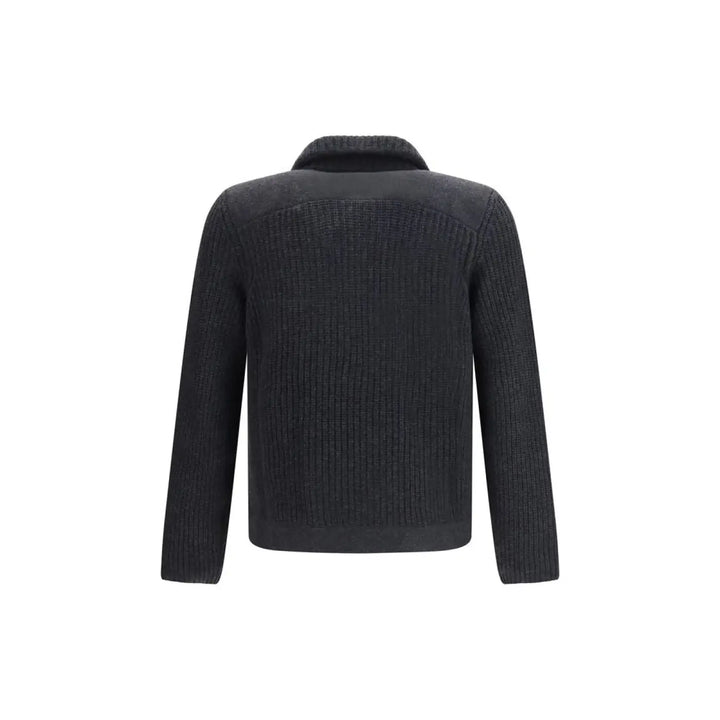Brunello Cucinelli Gray Cashmere Cardigan