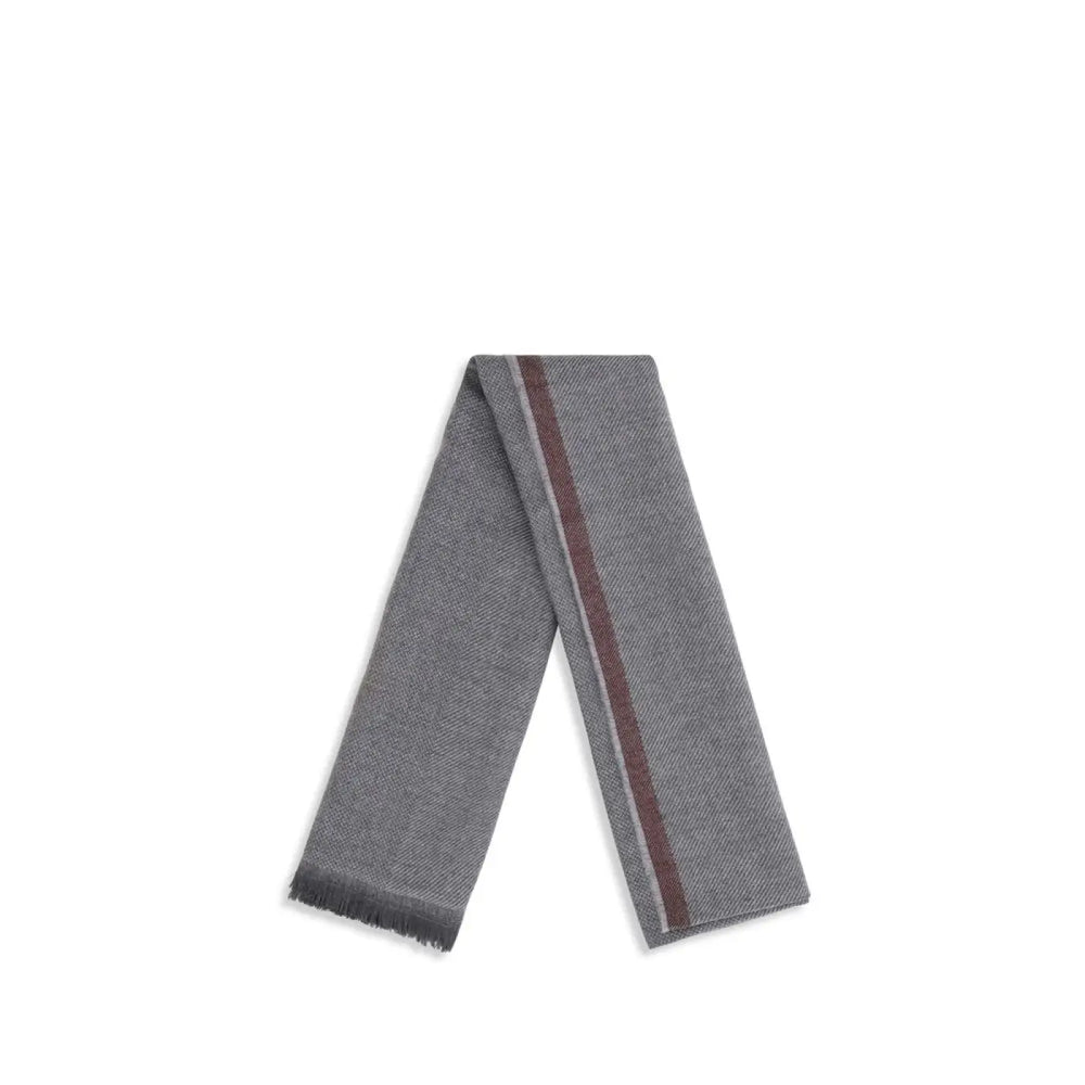 Brunello Cucinelli Gray Cashmere Scarf