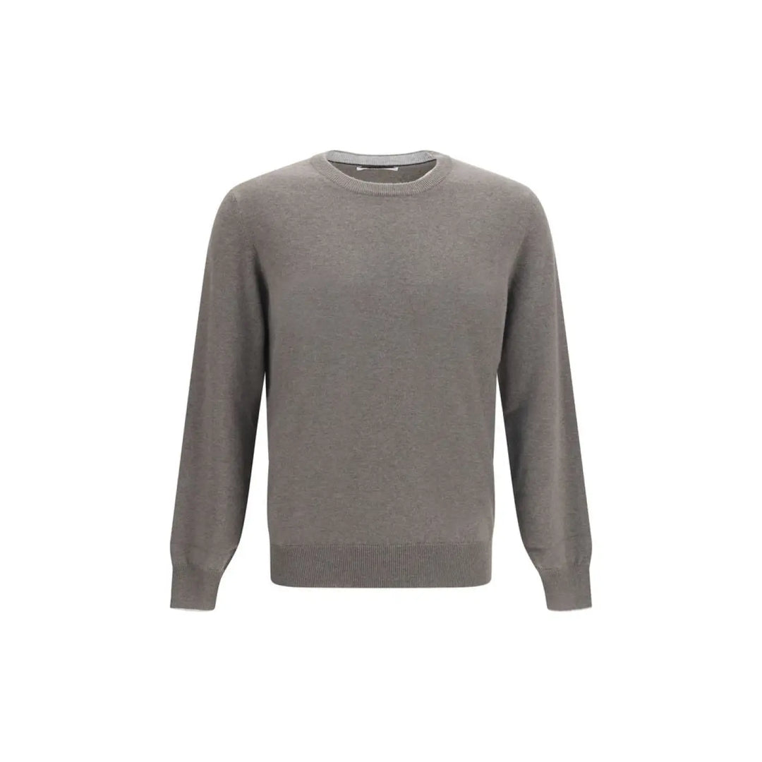 Brunello Cucinelli Gray Cashmere Sweater