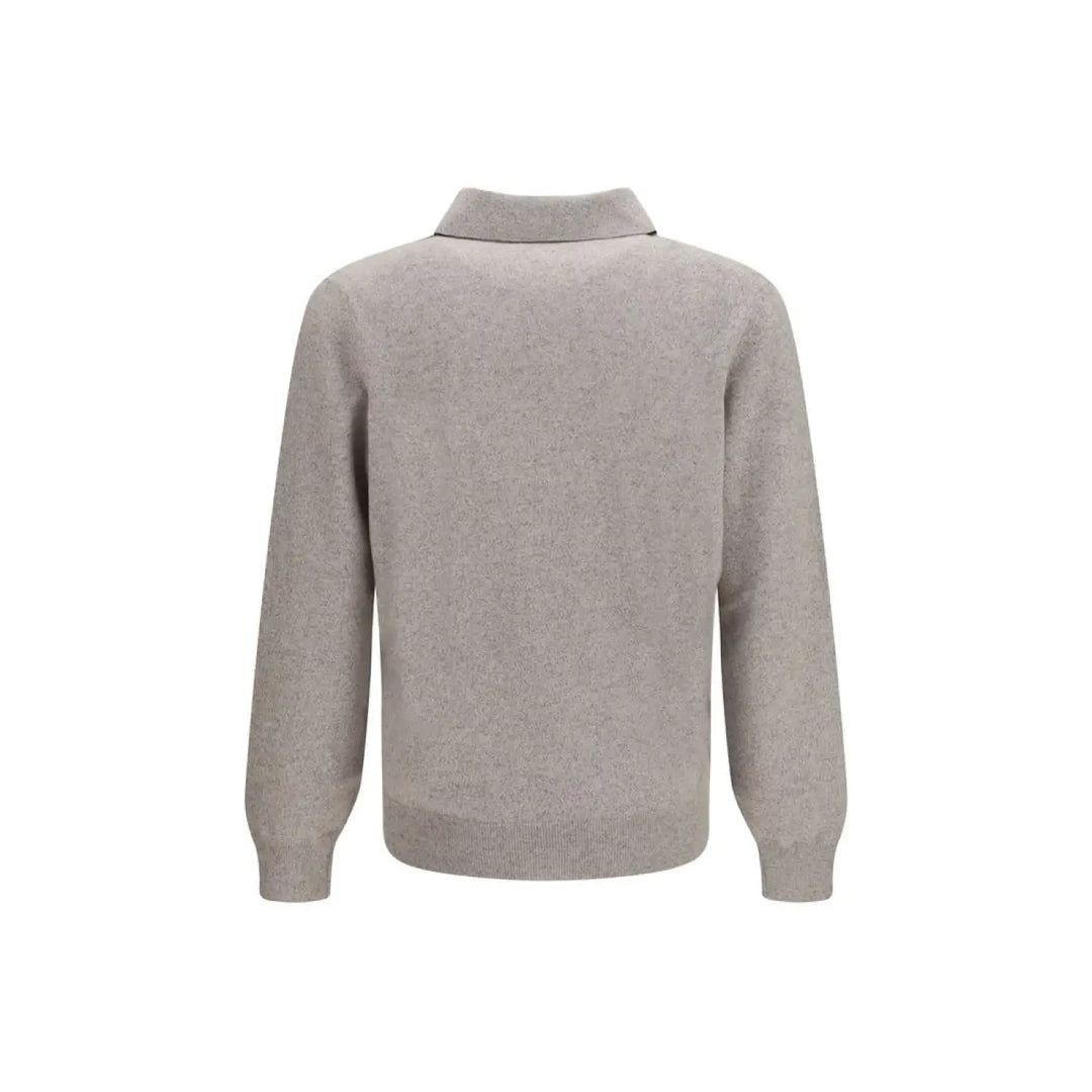 Brunello Cucinelli Gray Cashmere Sweatshirt