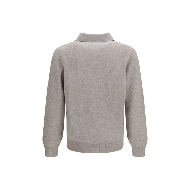 Brunello Cucinelli Gray Cashmere Sweatshirt