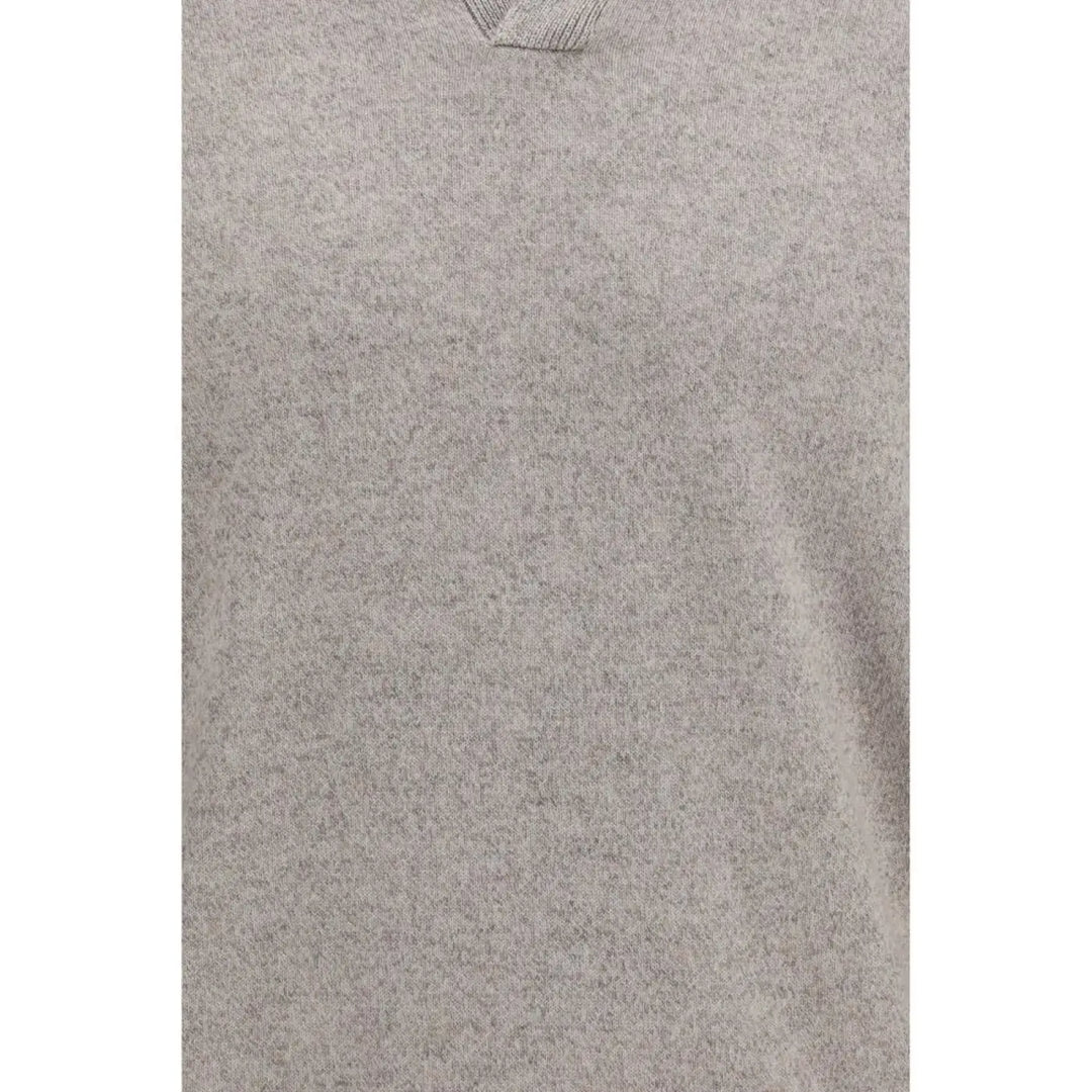 Brunello Cucinelli Gray Cashmere Sweatshirt
