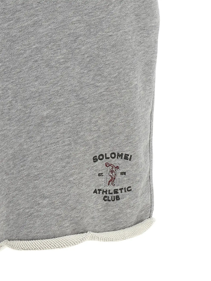 Brunello Cucinelli Gray Cotton Bermuda Shorts