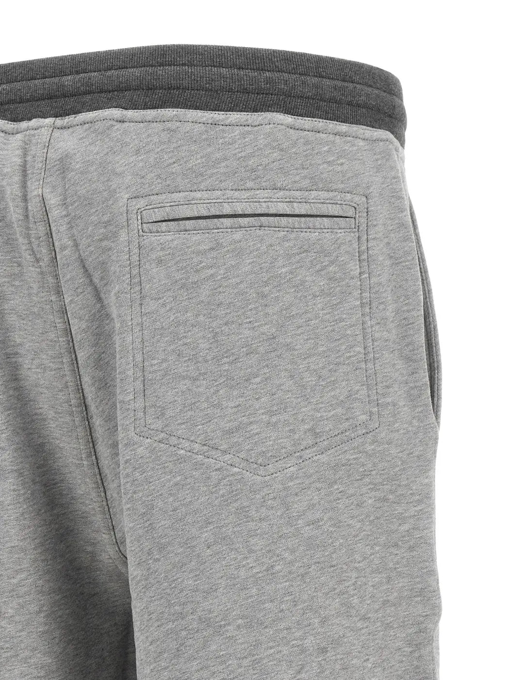 Brunello Cucinelli Gray Cotton Bermuda Shorts