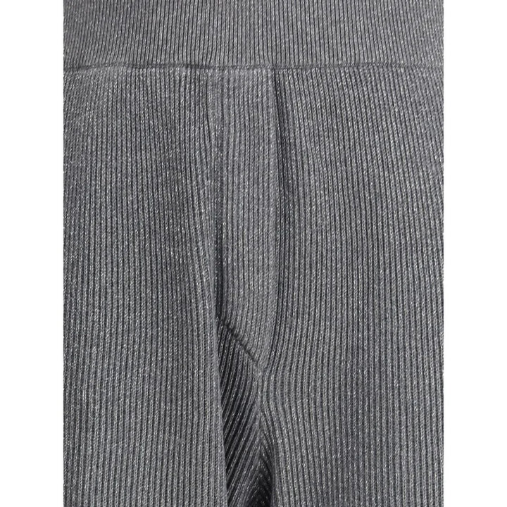 Brunello Cucinelli Gray Cotton Casual Pants