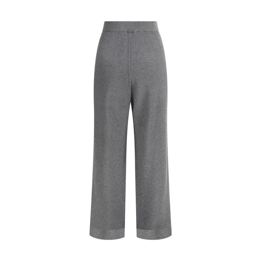 Brunello Cucinelli Gray Cotton Casual Pants
