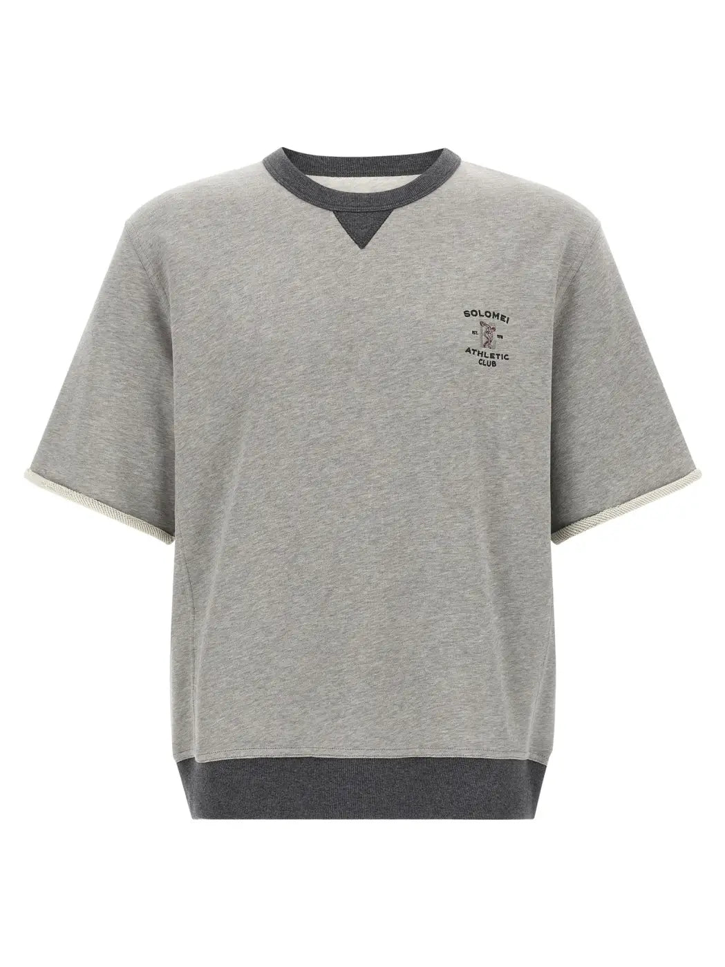 Brunello Cucinelli Gray Cotton Sweatshirt