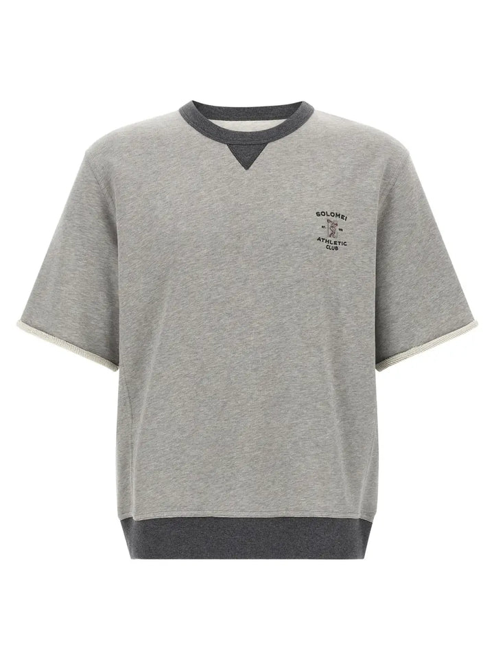 Brunello Cucinelli Gray Cotton Sweatshirt
