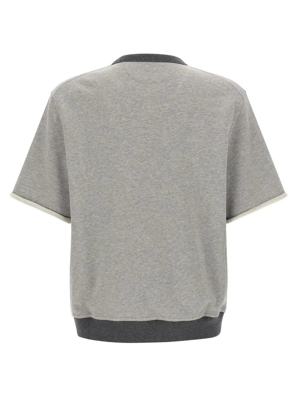 Brunello Cucinelli Gray Cotton Sweatshirt