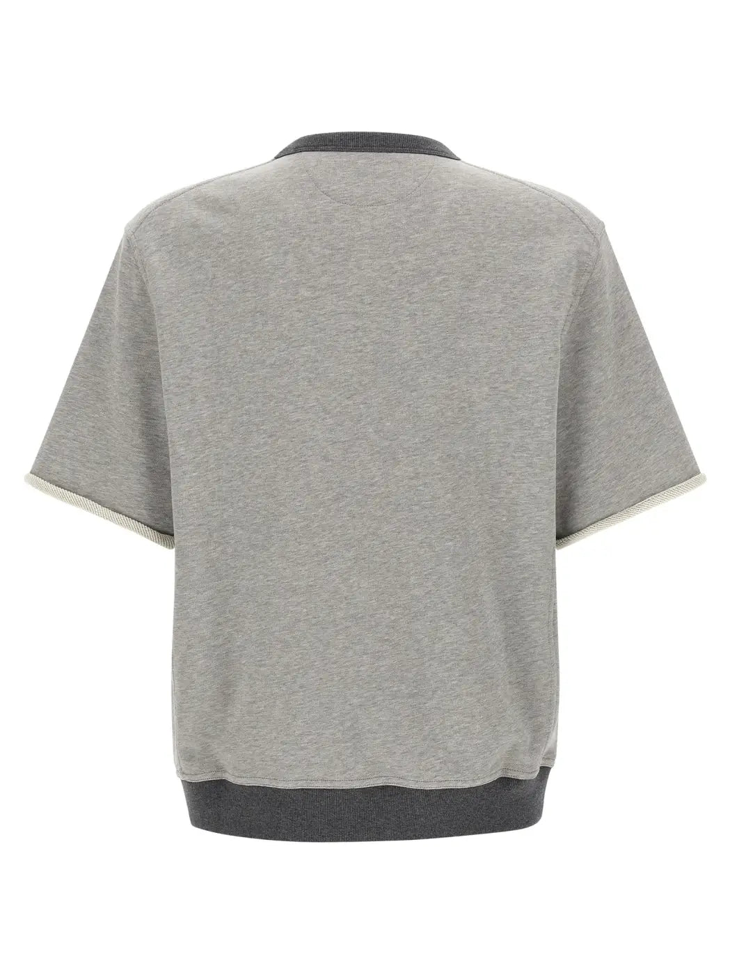 Brunello Cucinelli Gray Cotton Sweatshirt