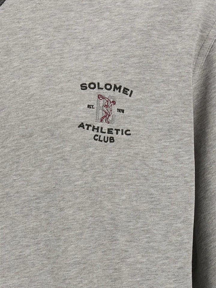 Brunello Cucinelli Gray Cotton Sweatshirt