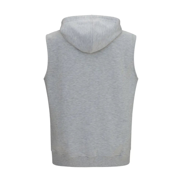 Brunello Cucinelli Gray Cotton Sweatshirt