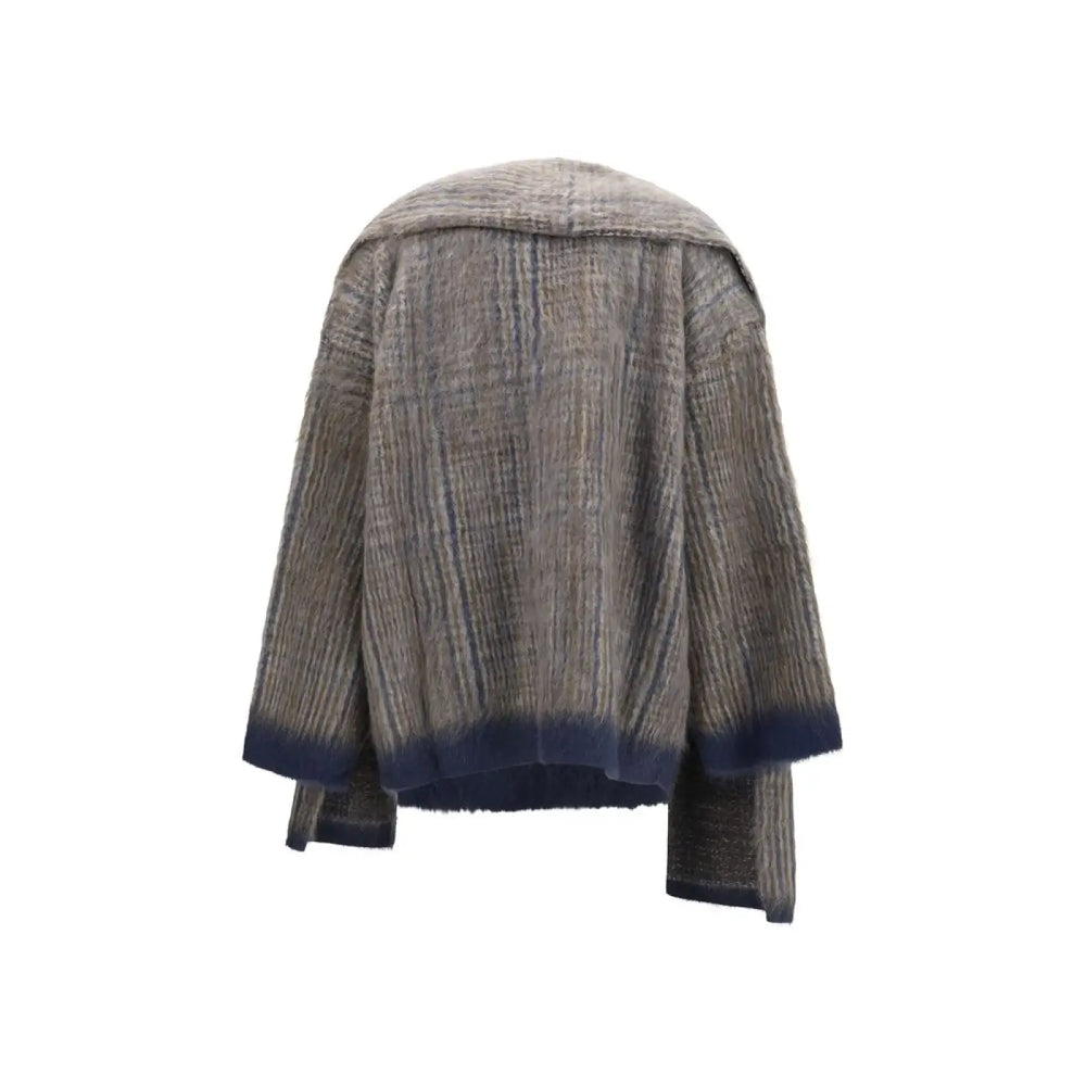 Brunello Cucinelli Gray Mohair Full-length Jacket
