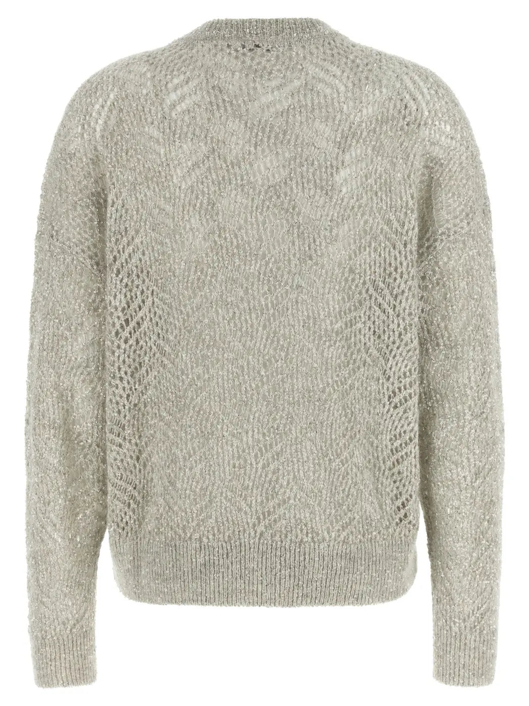 Brunello Cucinelli Gray Polyamide Cardigan