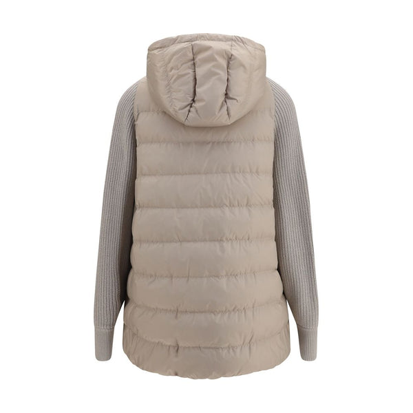 Brunello Cucinelli Coats & Jackets - Gray Polyester Full-Length Jacket