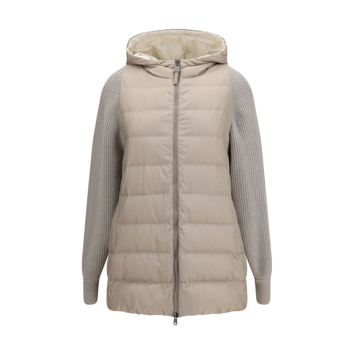 Brunello Cucinelli Coats &amp; Jackets - Gray Polyester Full-Length Jacket