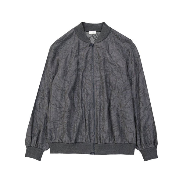Brunello Cucinelli Bomber Jackets - Gray Virgin Wool