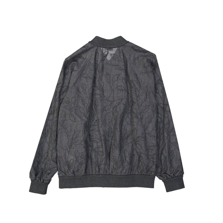 Brunello Cucinelli Bomber Jackets - Gray Virgin Wool