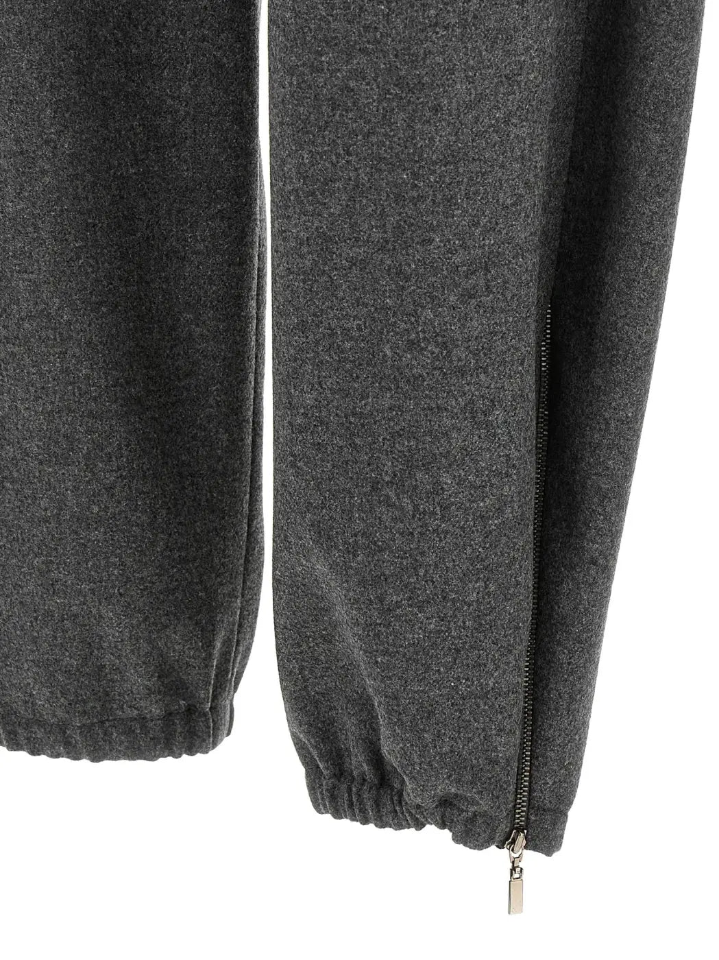 Brunello Cucinelli Gray Virgin Wool Cargo Pants