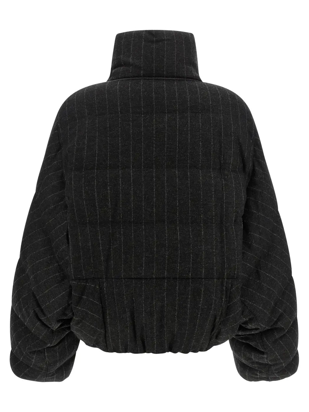 Brunello Cucinelli Gray Virgin Wool Full-length Jacket