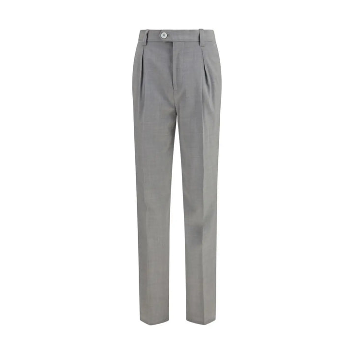 Brunello Cucinelli Gray Wool Oves Aries Dress Pants