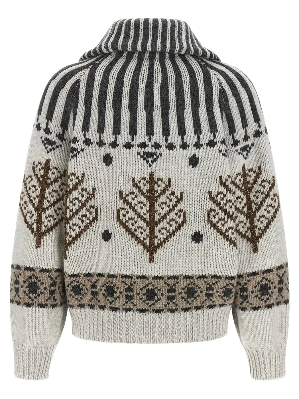 Brunello Cucinelli Multicolor Cashmere Cardigan