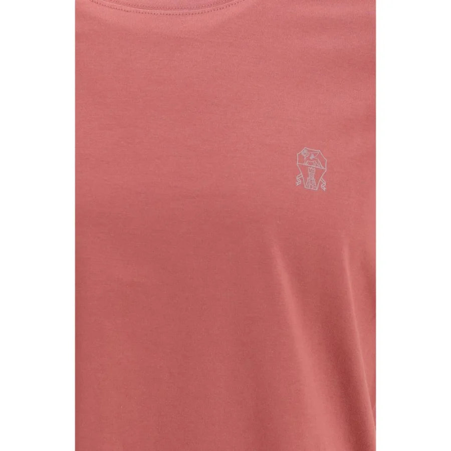 Brunello Cucinelli Multicolor Cotton Long Sleeve T-Shirt