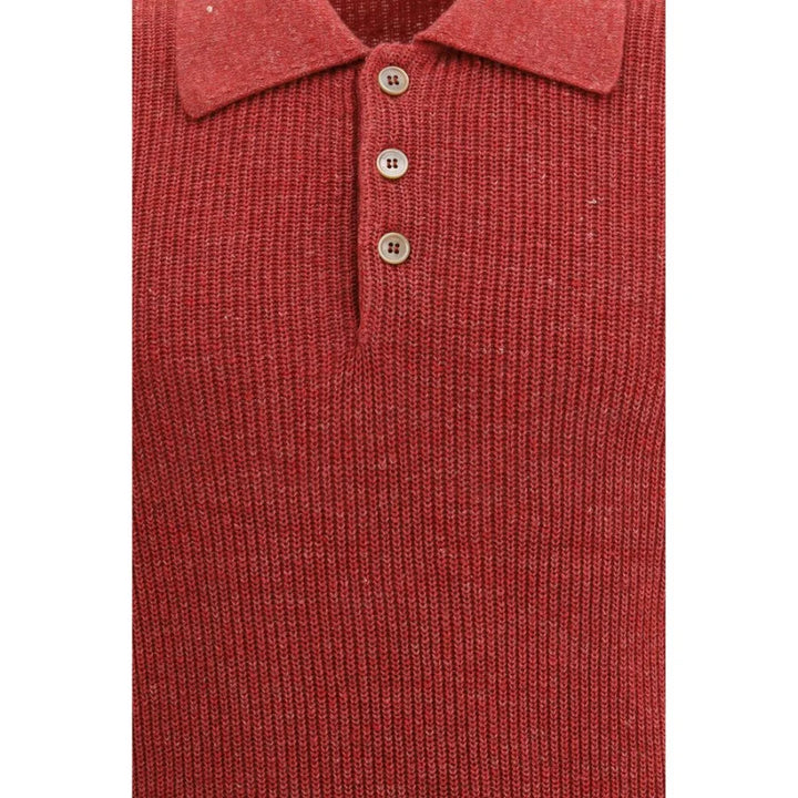Brunello Cucinelli Multicolor Cotton Polo Shirt