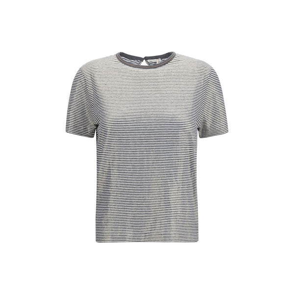 Brunello Cucinelli - Multicolor Linen T-Shirt