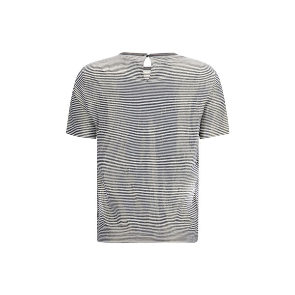Brunello Cucinelli - Multicolor Linen T-Shirt