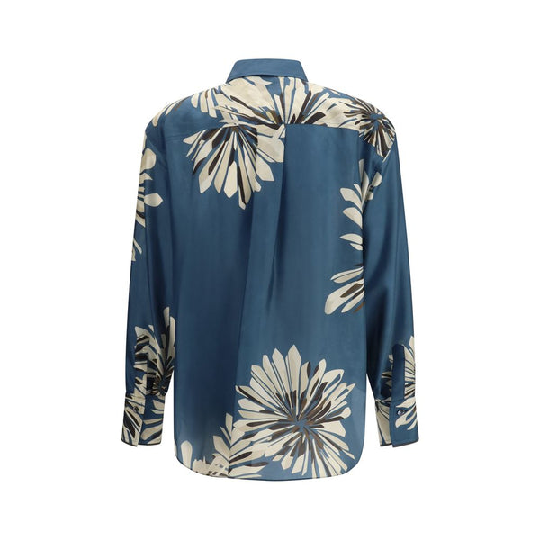 Brunello Cucinelli Shirts - Multicolor Silk Shirt