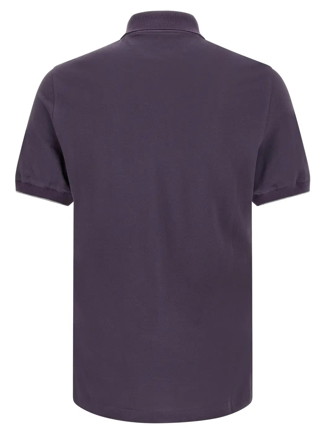 Brunello Cucinelli Purple Cotton Polo Shirt