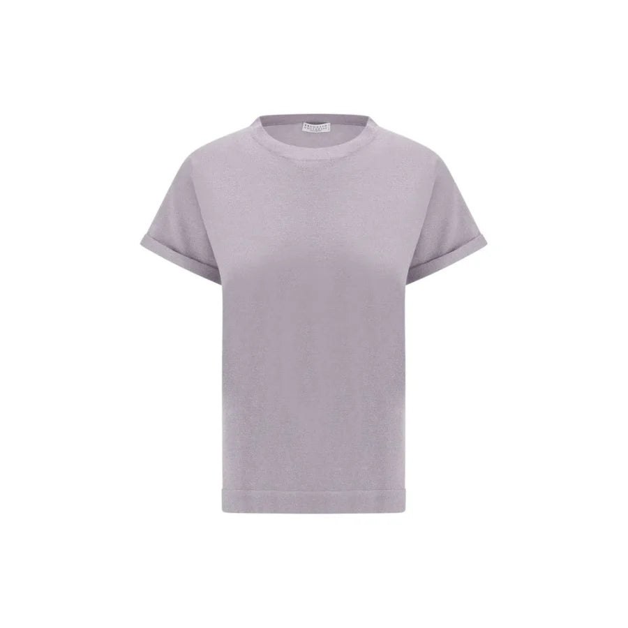 Brunello Cucinelli Purple Nylon T-Shirt