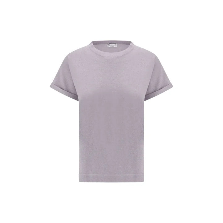 Brunello Cucinelli Purple Nylon T-Shirt