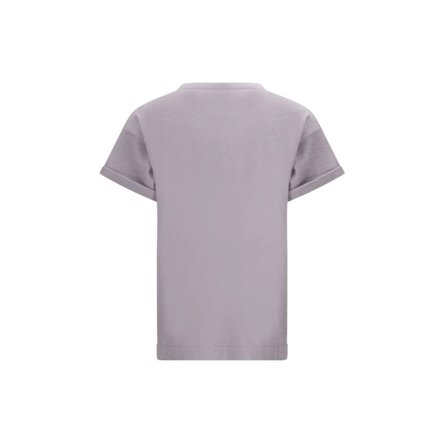 Brunello Cucinelli Purple Nylon T-Shirt