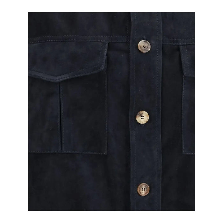 Brunello Cucinelli Suede leather shirt Jacket