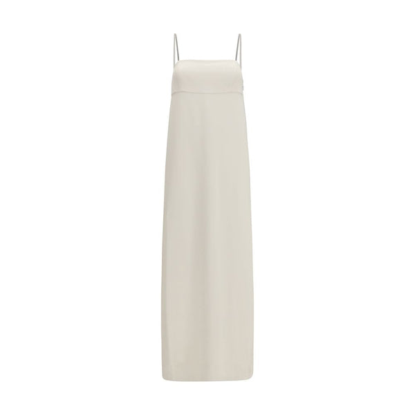 Brunello Cucinelli White Acetate Casual Dress women’s dress