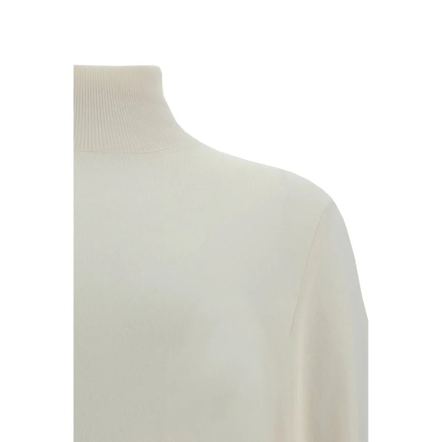 Brunello Cucinelli White Cashmere Sweater