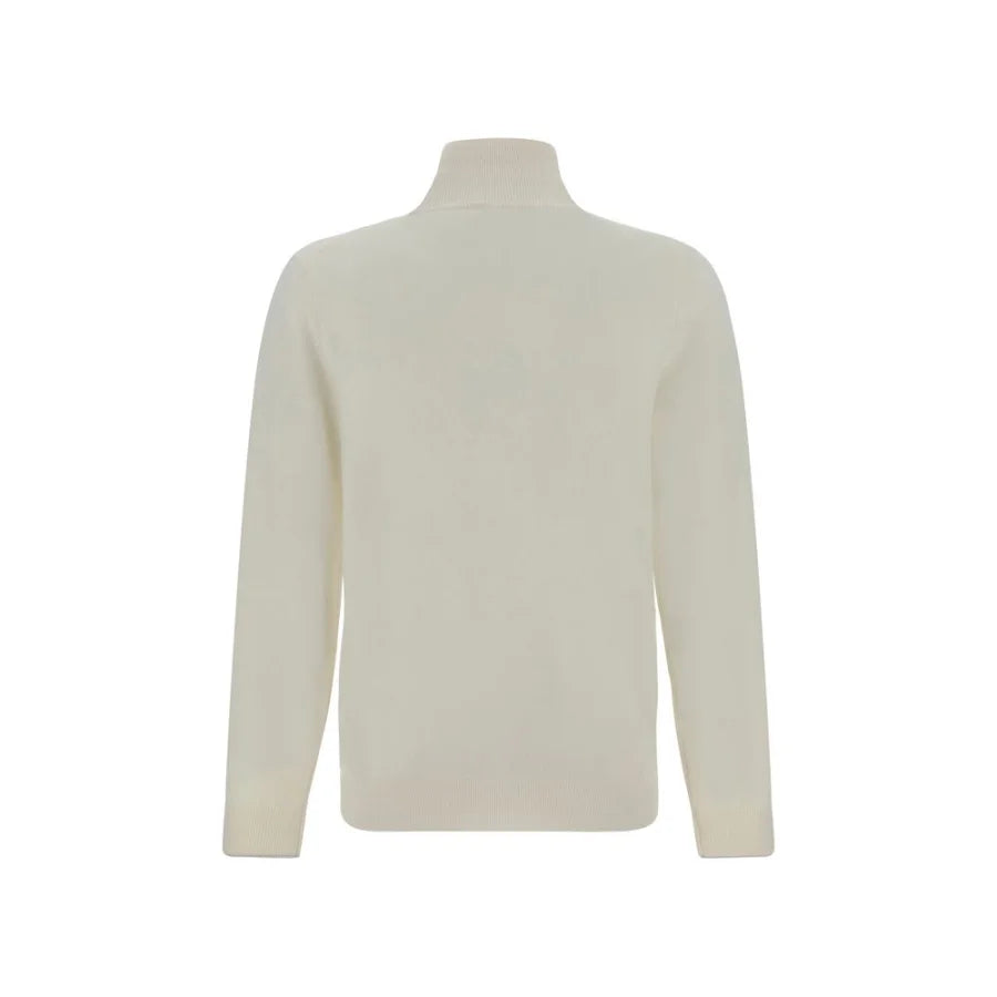 Brunello Cucinelli White Cashmere Sweater