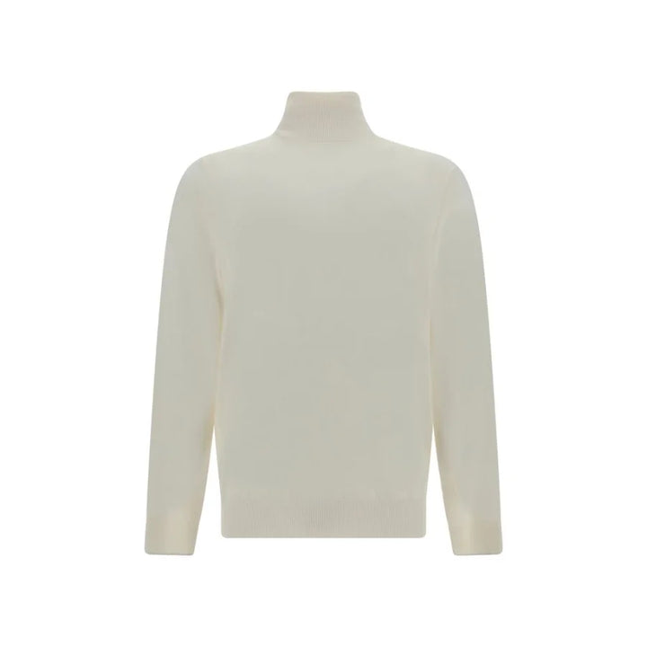 Brunello Cucinelli White Cashmere Sweater