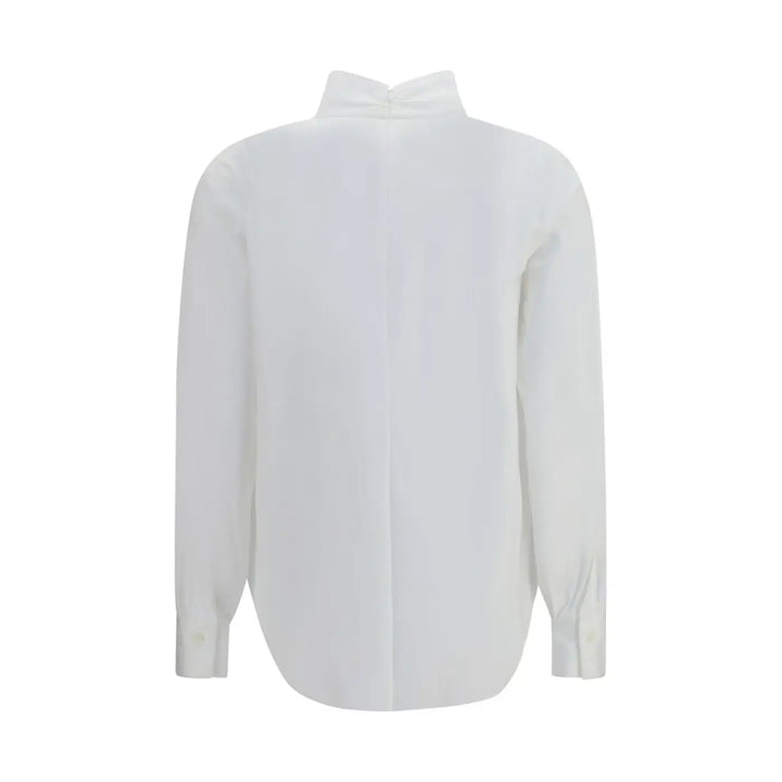 Brunello Cucinelli White Cotton Blouse