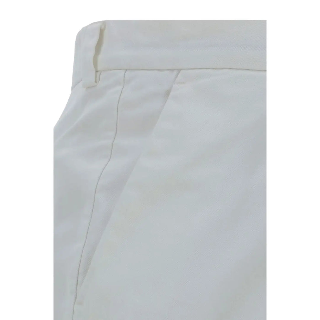 Brunello Cucinelli White Cotton Casual Pants