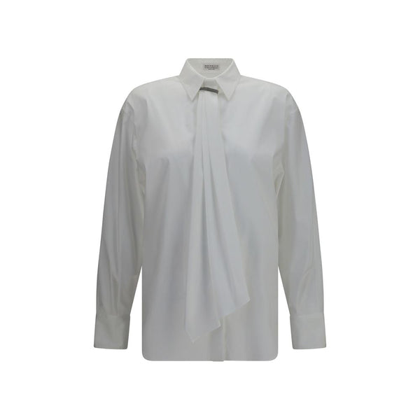 Brunello Cucinelli Shirts - White Cotton Dress Shirt