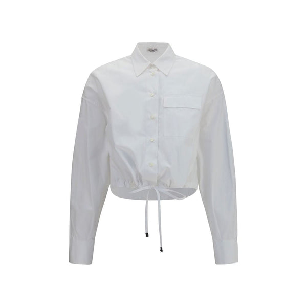 Brunello Cucinelli Shirts - White Cotton Dress Shirt