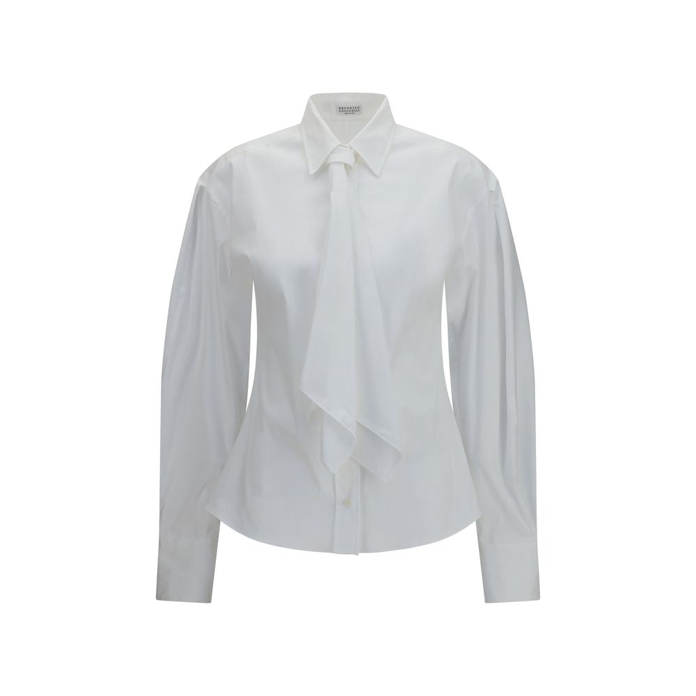Brunello Cucinelli Shirts - White Cotton Dress Shirt