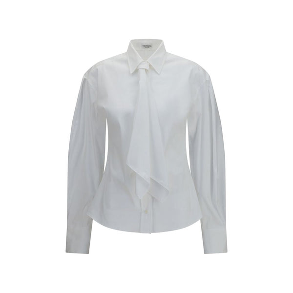 Brunello Cucinelli Shirts - White Cotton Dress Shirt