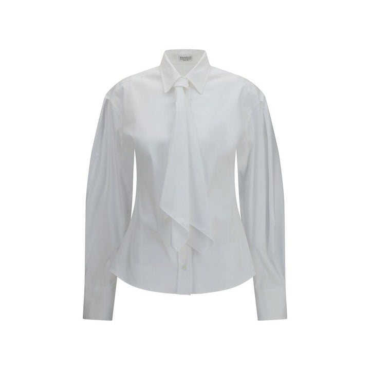 Brunello Cucinelli Shirts - White Cotton Dress Shirt